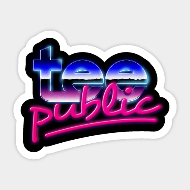 TeePublic TEe Sticker by Jerzy